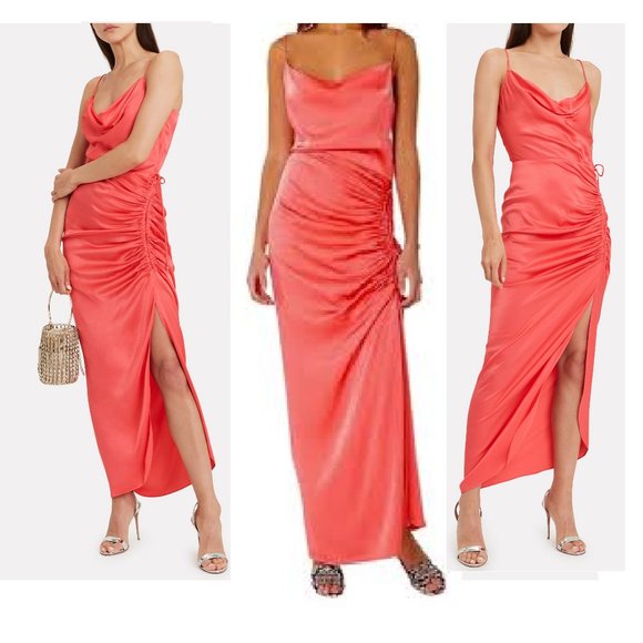 Veronica Beard Dresses & Skirts - NWT $595 VERONICA BEARD NATASHA RUCHED SATIN DRESS